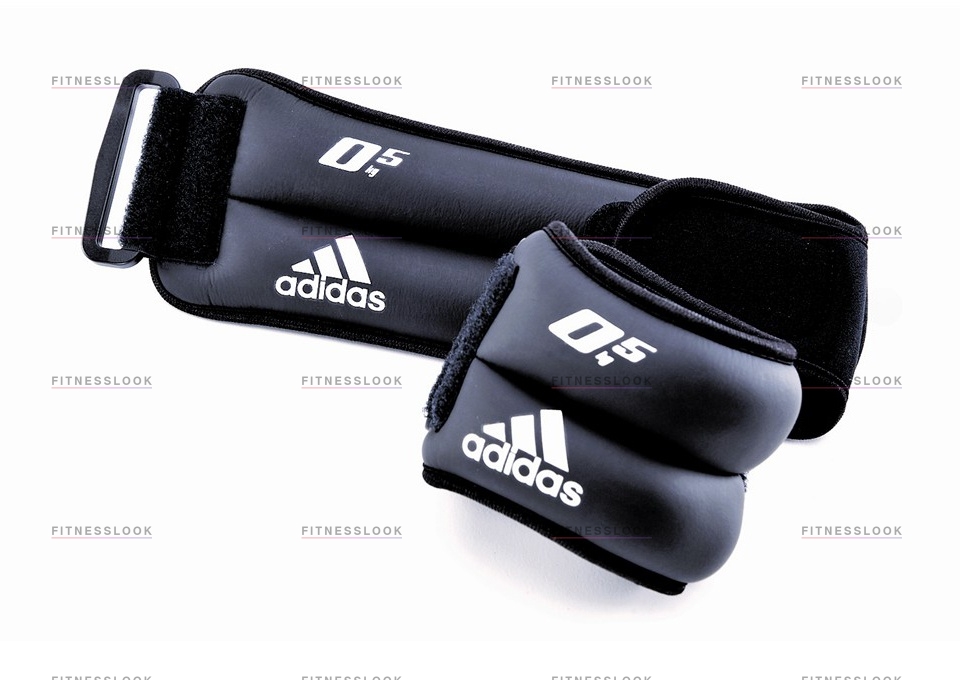 Adidas - на запястья/лодыжки несъемные 0.5 кг из каталога утяжелителей в Омске по цене 2290 ₽