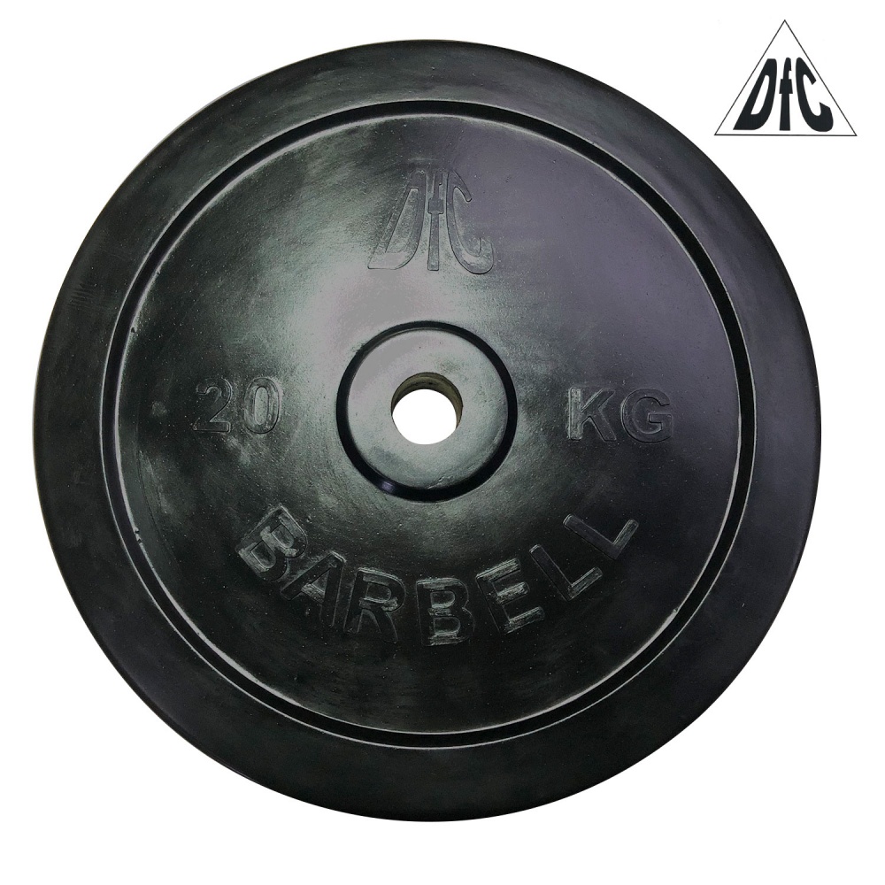 20 кг обрезиненный в Омске по цене 4950 ₽ в категории диски (блины) для штанг и гантелей DFC