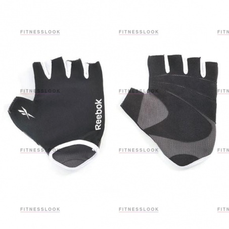 Перчатки Reebok для фитнеса - черные L/XL