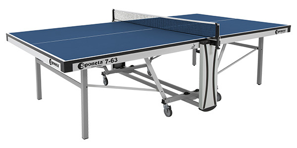 S7-63, ITTF (синий) в Омске по цене 75180 ₽ в категории теннисные столы Sponeta