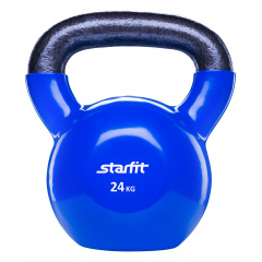 StarFit виниловая 24 кг. синяя из каталога гирь в Омске по цене 10990 ₽