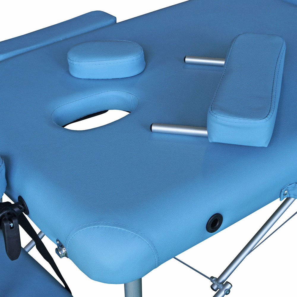 Складной массажный стол DFC Nirvana Elegant Luxe (голубой)