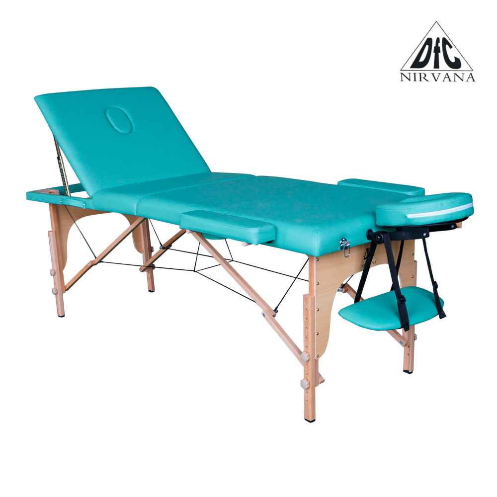 Nirvana Relax Pro (зеленый) в Омске по цене 15990 ₽ в категории складные массажные столы DFC