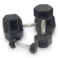 Body Solid гексагональная 47.5 кг. SDRK47.5 из каталога обрезиненных гантелей в Омске по цене 15984 ₽