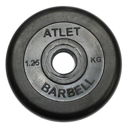 MB Barbell Atlet - 31 мм - 1.25 кг из каталога дисков для штанги с посадочным диаметром 30 мм.  в Омске по цене 670 ₽