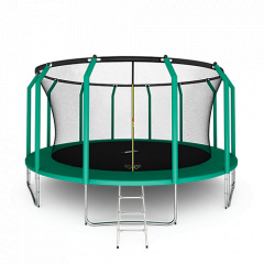 16FT / 488 см Премиум Dark green (внутренняя сетка) в Омске по цене 57990 ₽ в категории батуты Arland