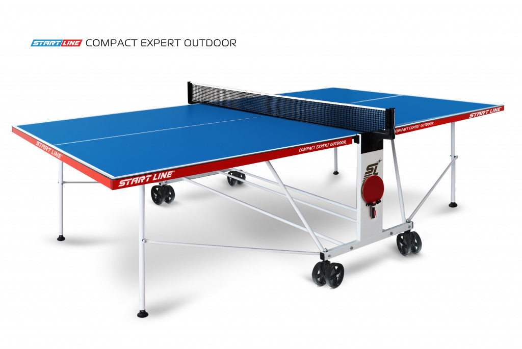 Compact EXPERT Outdoor 4 Синий в Омске по цене 43990 ₽ в категории теннисные столы Start Line