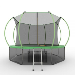 Батут с защитной сеткой Evo Jump Internal 12ft (Green) + Lower net в Омске по цене 31190 ₽