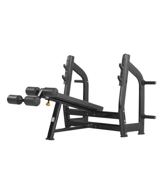 Bronze Gym H-024 - со стойками (черная) из каталога скамей со стойкой в Омске по цене 91990 ₽