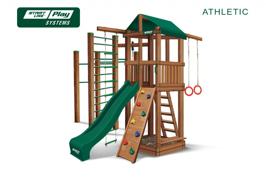 Athletic премиум Кедр в Омске по цене 129260 ₽ в категории детские игровые комплексы Start Line