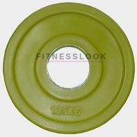 Ромашка евро-классик - 50 мм - 1.25 кг в Омске по цене 629 ₽ в категории диски (блины) для штанг и гантелей Oxygen