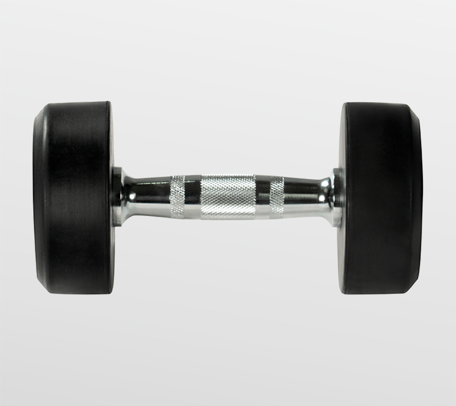 Обрезиненная гантель Bronze Gym 10 кг BG-PA-DB-R100