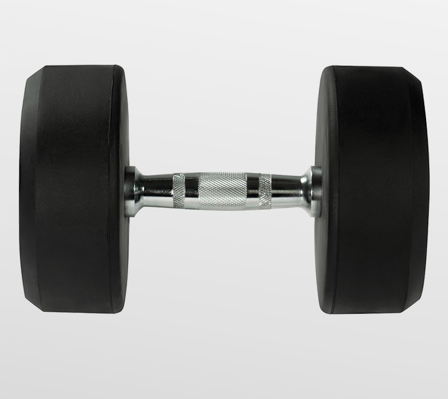 Обрезиненная гантель Bronze Gym 22.5 кг BG-PA-DB-R225