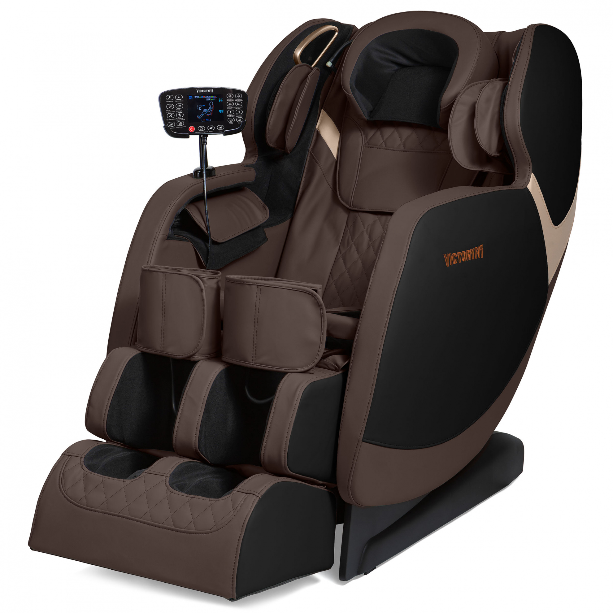 VF-M76 (коричневый) в Омске по цене 132900 ₽ в категории массажные кресла VictoryFit