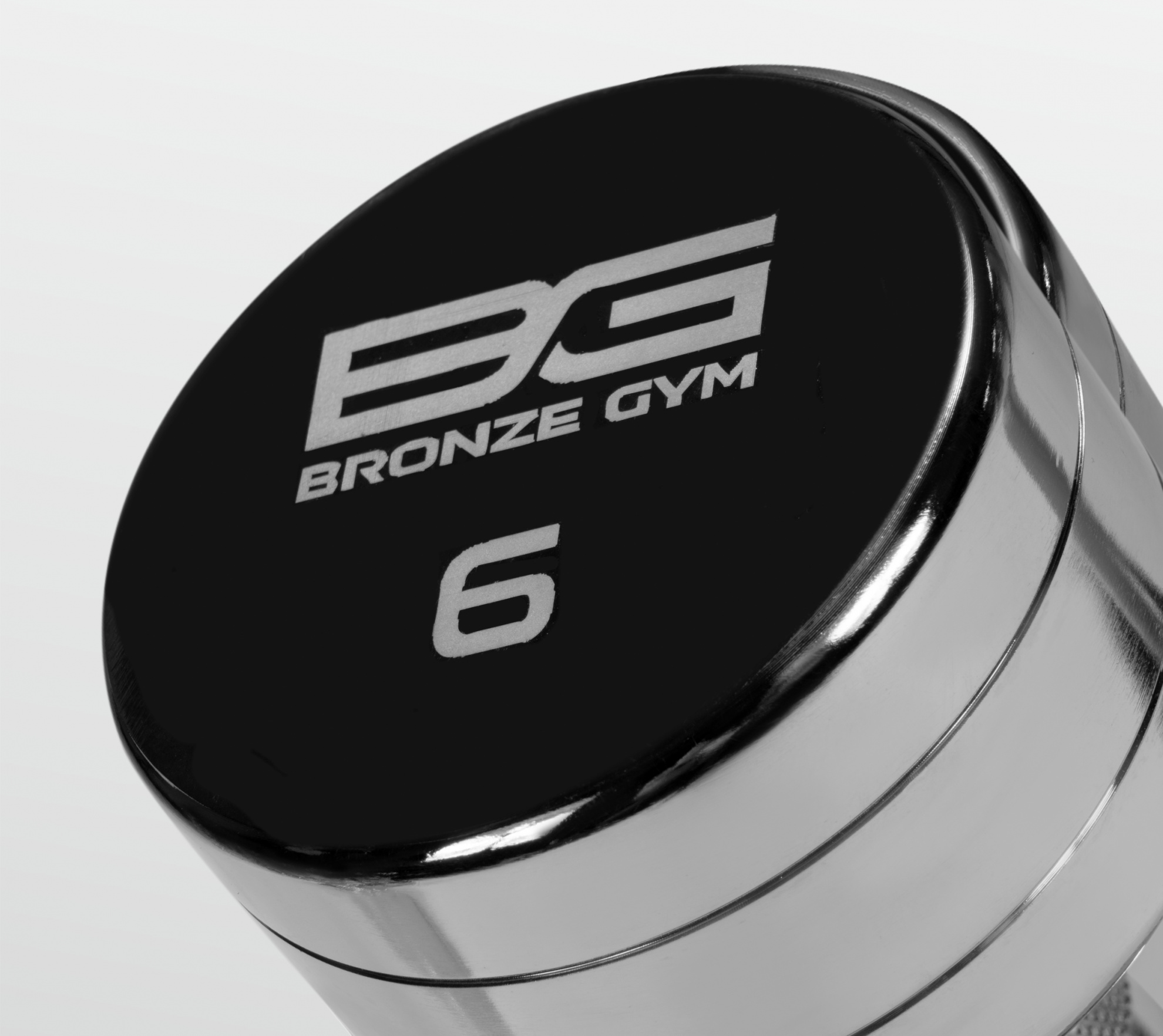 Хромированная гантель Bronze Gym 6 кг. BG-PA-DB-C06