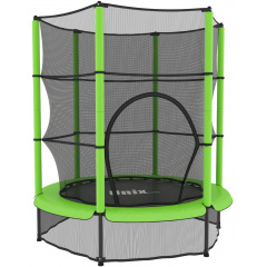 Unix line Kids 4,6 ft Green (140 cm) из каталога батутов с защитной сеткой в Омске по цене 8420 ₽