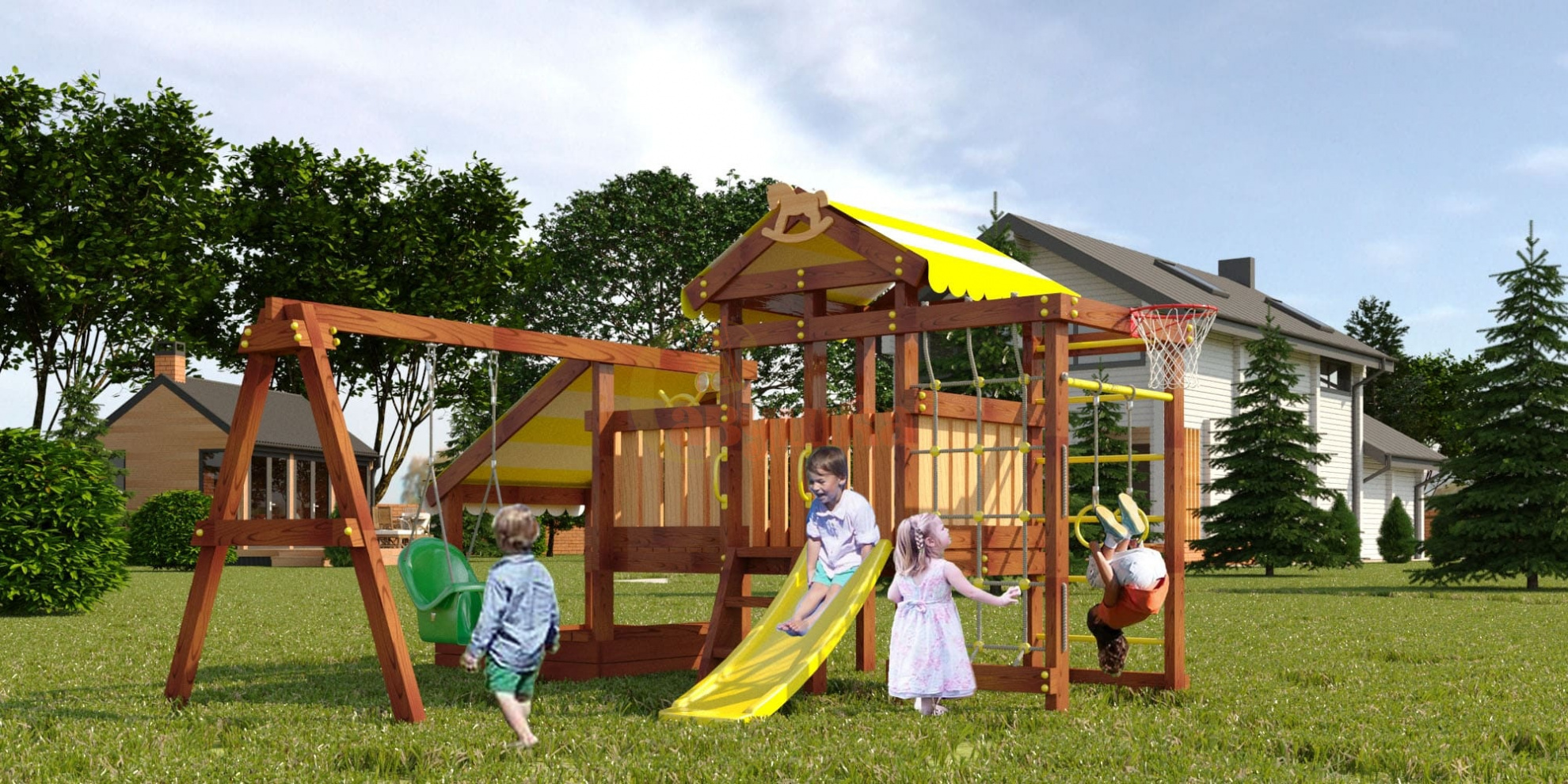 Baby play 12 в Омске по цене 68900 ₽ в категории детские игровые комплексы Савушка