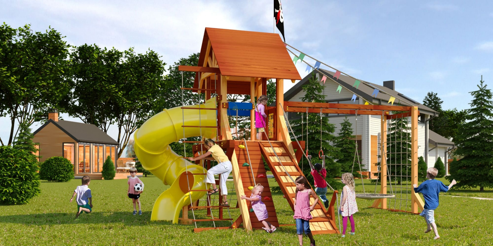 Люкс 5 в Омске по цене 249000 ₽ в категории детские игровые комплексы Савушка
