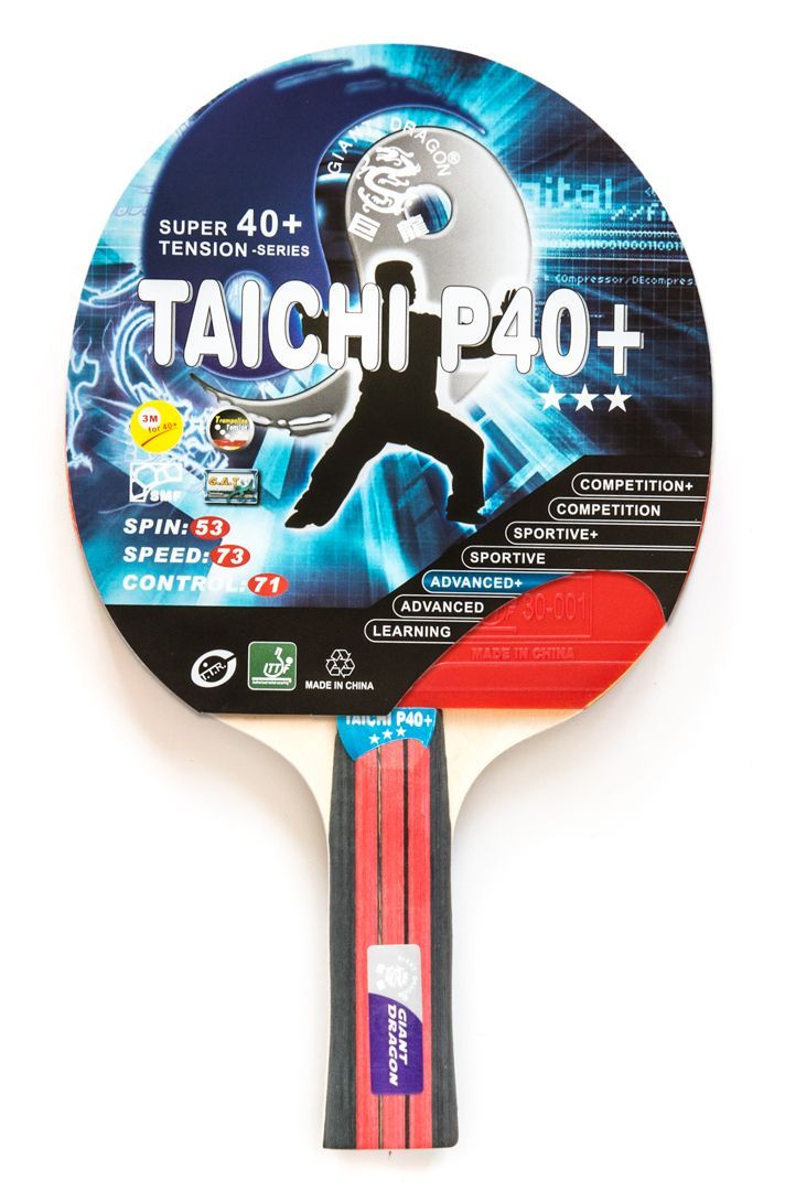 Dragon Taichi 3 Star New (коническая) в Омске по цене 472 ₽ в категории ракетки для настольного тенниса Giant