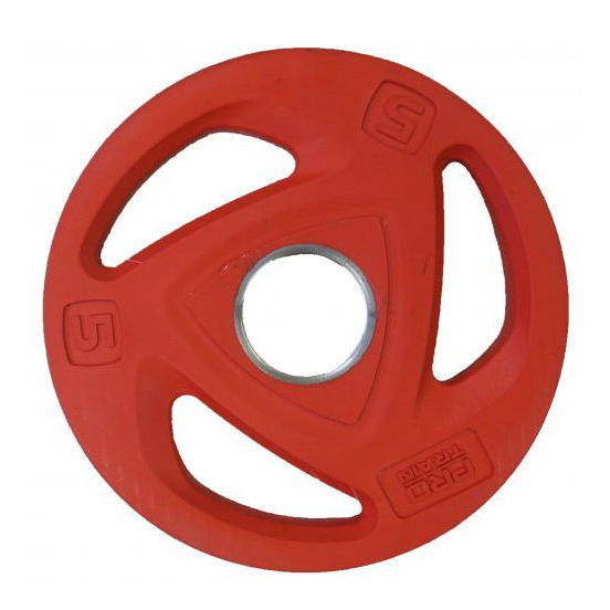 обрезиненный олимпийский COP-5 (д=50 мм) в Омске по цене 2280 ₽ в категории диски (блины) для штанг и гантелей Protrain