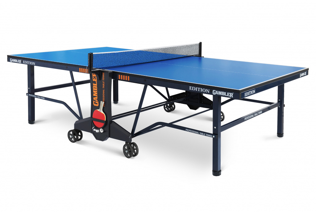 Gambler Edition blue из каталога теннисных столов для помещений в Омске по цене 60990 ₽