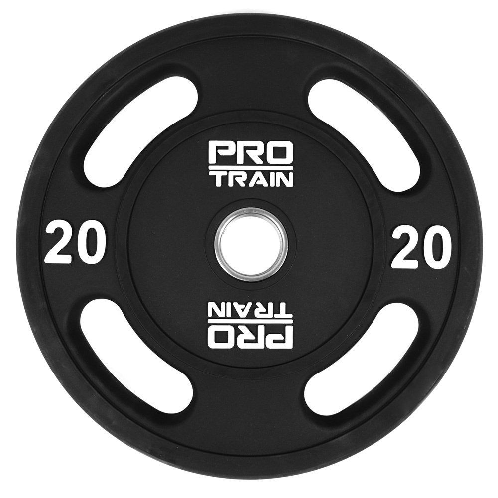 Protrain 20 кг. PPU-20 полиуретан из каталога дисков для штанги с посадочным диаметром 50 мм. в Омске по цене 13981 ₽