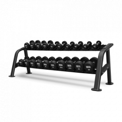 Bronze Gym BGDBR025-250  2.5-25 кг - 10 пар из каталога дисков, грифов, гантелей, штанг в Омске по цене 156990 ₽