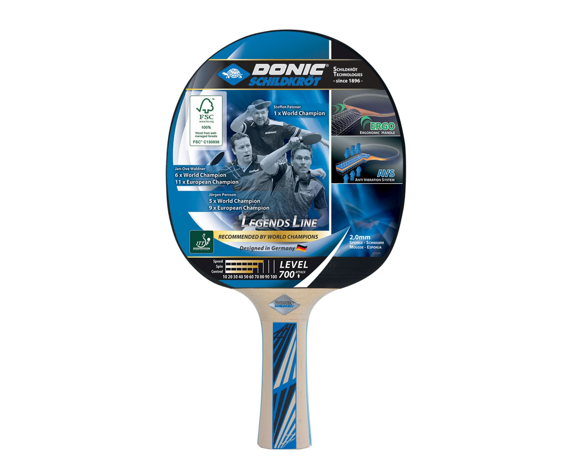 Donic Legends 700 из каталога ракеток для настольного тенниса в Омске по цене 2190 ₽