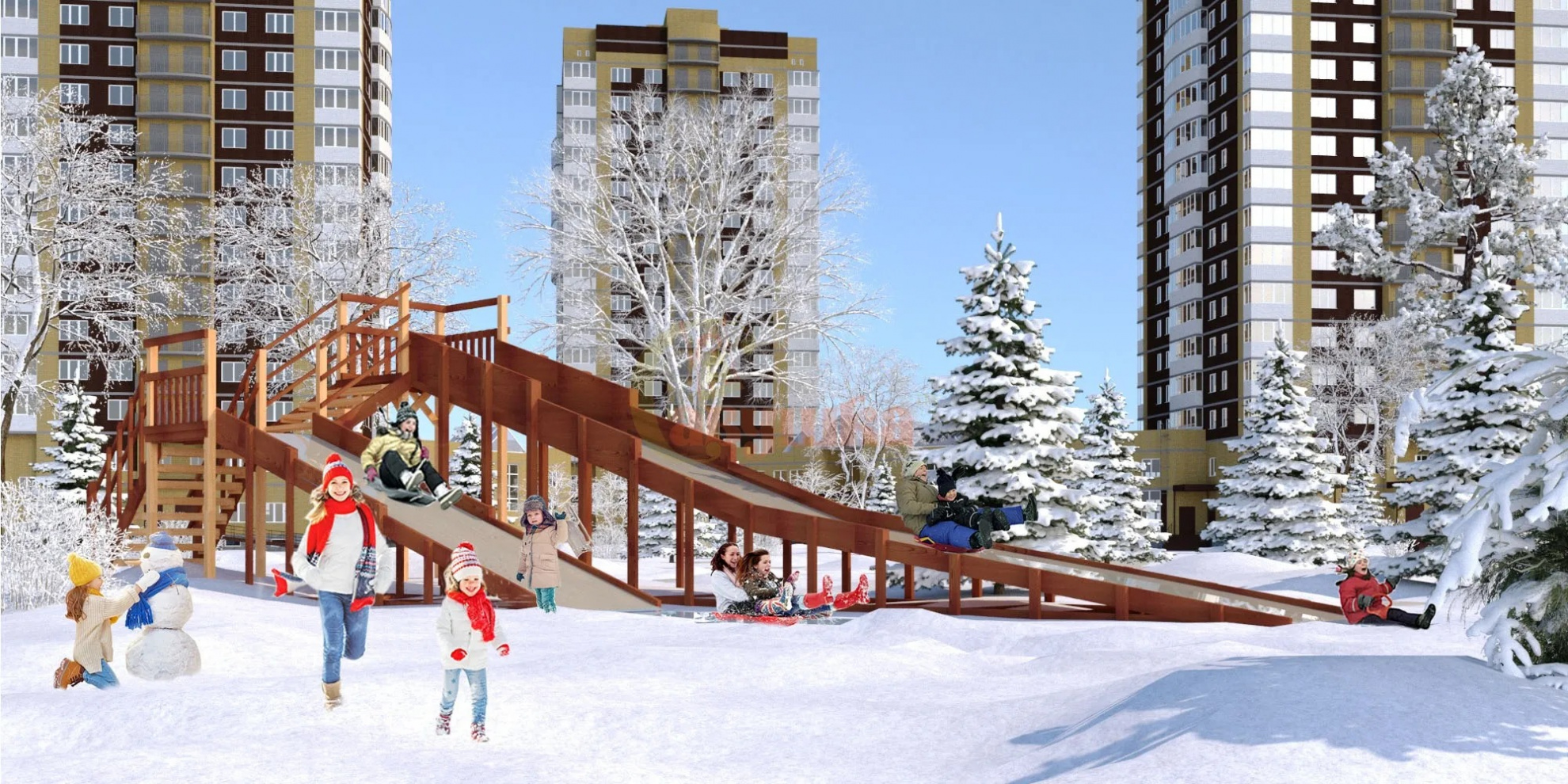 Зима 9 в Омске по цене 379001 ₽ в категории детские игровые комплексы Савушка