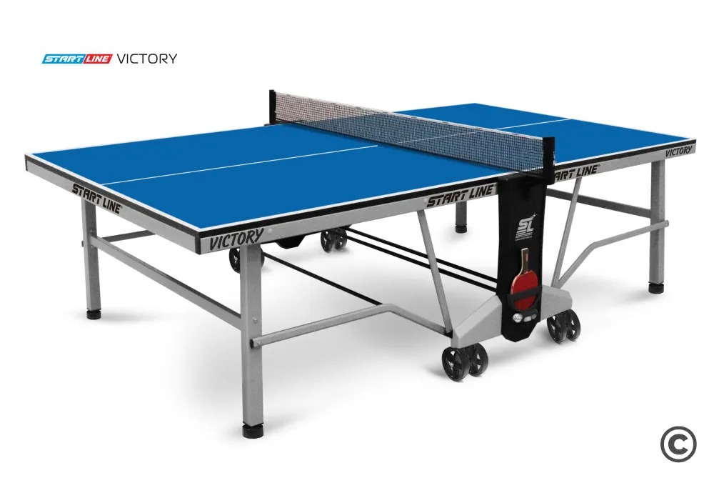 Start Line Victory  Indoor Синий из каталога теннисных столов для помещений в Омске по цене 49590 ₽