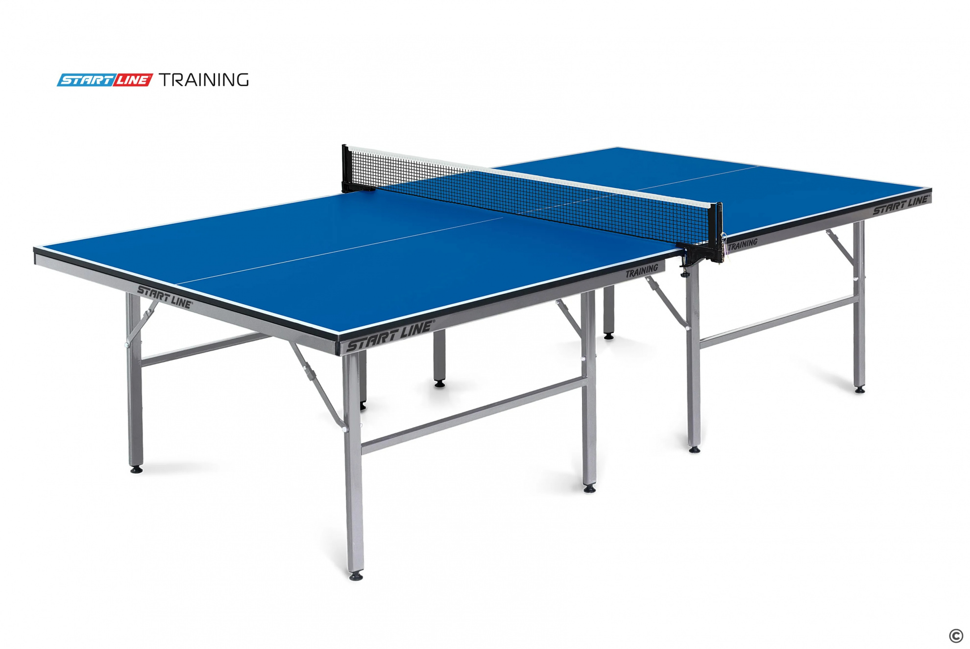 Start Line Training Синий из каталога теннисных столов для помещений в Омске по цене 27990 ₽