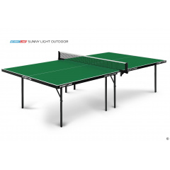 Всепогодный теннисный стол Start Line Sunny Light Outdoor Зелёный в Омске по цене 26590 ₽