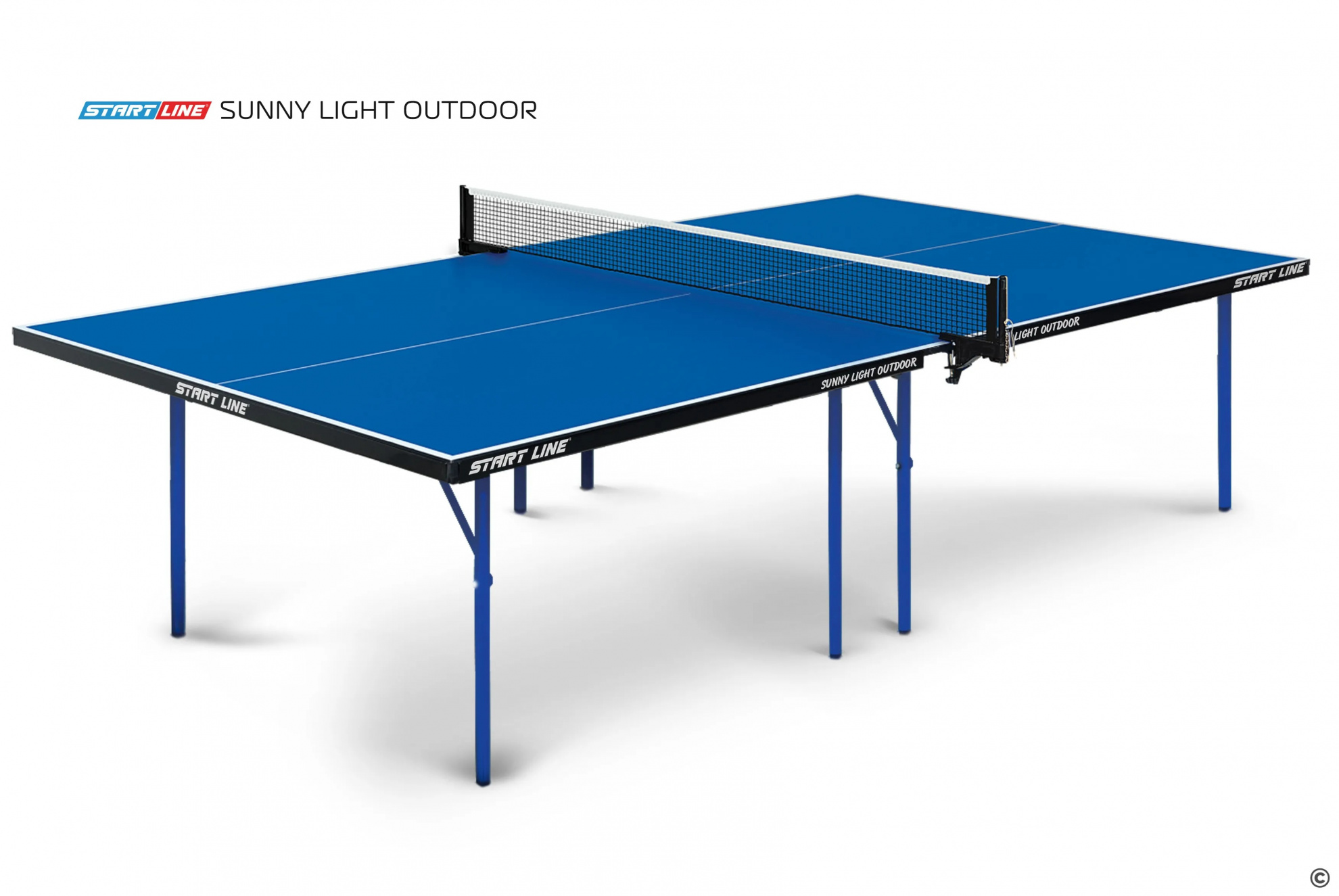 Start Line Sunny Light Outdoor Синий из каталога теннисных столов в Омске по цене 26590 ₽