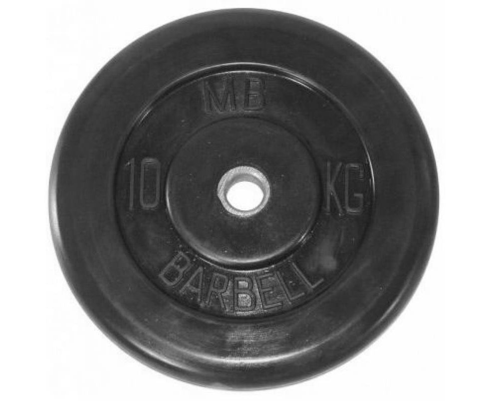 (металлическая втулка) 10 кг / диаметр 51 мм в Омске по цене 5775 ₽ в категории диски (блины) для штанг и гантелей MB Barbell