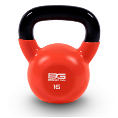 Bronze Gym в виниловой оболочке 16 кг из каталога гирь в Омске по цене 5950 ₽