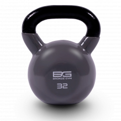 Bronze Gym в виниловой оболочке  32 кг из каталога гирь в Омске по цене 13990 ₽