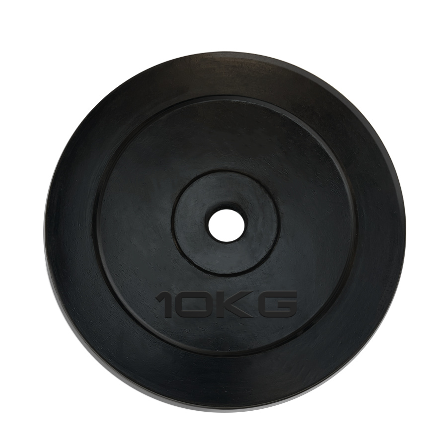 10 кг обрезиненный черный в Омске по цене 3890 ₽ в категории диски (блины) для штанг и гантелей UnixFit
