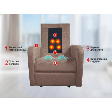 Рендер-1 для Fujimo E-COMFORT CHAIR F3005 FEF с электроприводом Терра