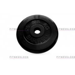 MB Barbell черный - 50 мм - 25 кг из каталога дисков для штанги с посадочным диаметром 50 мм. в Омске по цене 9680 ₽
