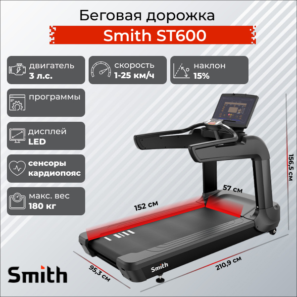 ST3.2 в Омске по цене 392400 ₽ в категории беговые дорожки Smith