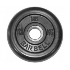 MB Barbell (металлическая втулка) 1.25 кг / диаметр 51 мм из каталога дисков, грифов, гантелей, штанг в Омске по цене 1638 ₽