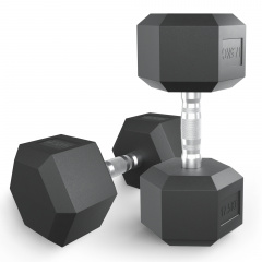 UnixFit гексагональная 17.5 кг из каталога обрезиненных гантелей в Омске по цене 5950 ₽