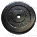 Диск для штанги MB Barbell черный - 30 мм - 10 кг