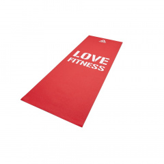 Reebok тонкий Love (красн) RAMT-11024RDL из каталога ковриков для йоги и фитнеса в Омске по цене 2130 ₽