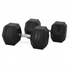 VictoryFit гексагональная VF-H425 (42,5 кг) 1 шт. из каталога обрезиненных гантелей в Омске по цене 14531 ₽
