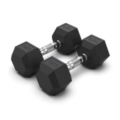 VictoryFit гексагональная VF-H100 (10 кг) 1 шт. из каталога обрезиненных гантелей в Омске по цене 2980 ₽