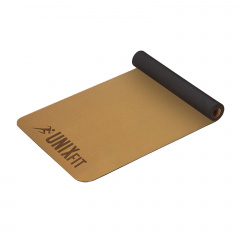 UnixFit пробковый, 183 х 61 х 0,5 см из каталога ковриков для йоги и фитнеса в Омске по цене 2380 ₽