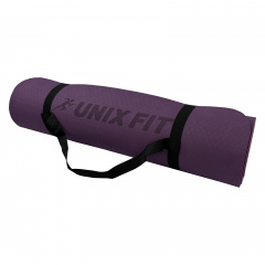 UnixFit двусторонний, двуцветный, фиолетовый из каталога ковриков для йоги и фитнеса в Омске по цене 1700 ₽