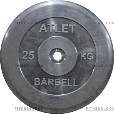 MB Barbell Atlet - 26 мм - 25 кг из каталога дисков (блинов) для штанг и гантелей в Омске по цене 5130 ₽