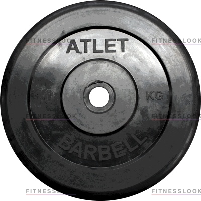 MB Barbell Atlet - 26 мм - 10 кг из каталога дисков, грифов, гантелей, штанг в Омске по цене 3150 ₽